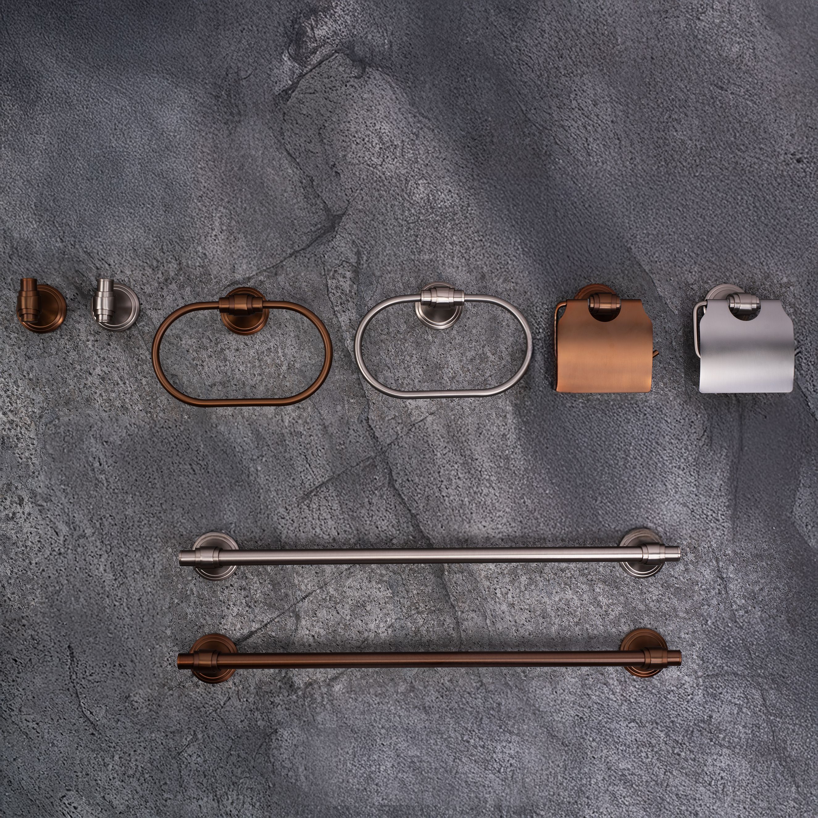 Kylpyhuoneen Naulakko 16101 Aristo Brushed Gold 4